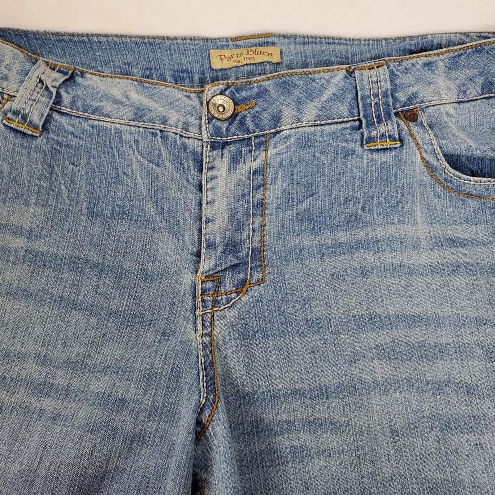 Paris Blues Denim Jeans Women's Size 24 Light Bootcut Authentic American‎ Brand - Picture 7 of 16